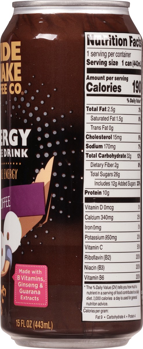 slide 3 of 9, Wide Awake Coffee Co. Energy Coffee Coffee Drink - 15 fl oz, 15 fl oz