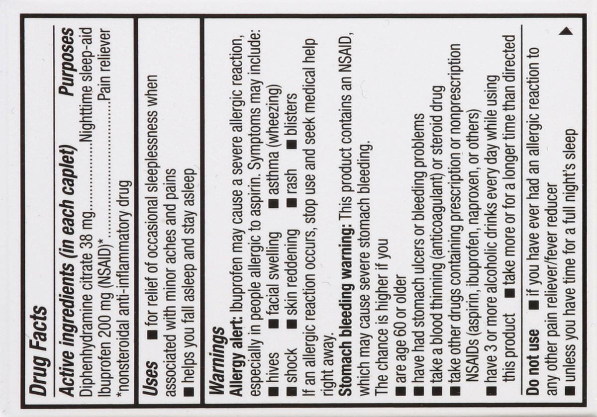 slide 3 of 5, Kroger Ibuprofen PM, 20 ct