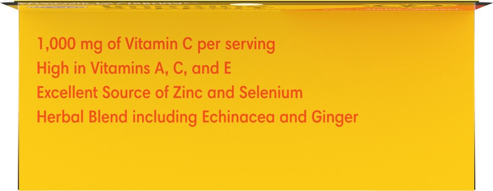 slide 2 of 4, Kroger Immune Support Orange Flavored Dietary Supplement Effervescent Tablets, 10 ct