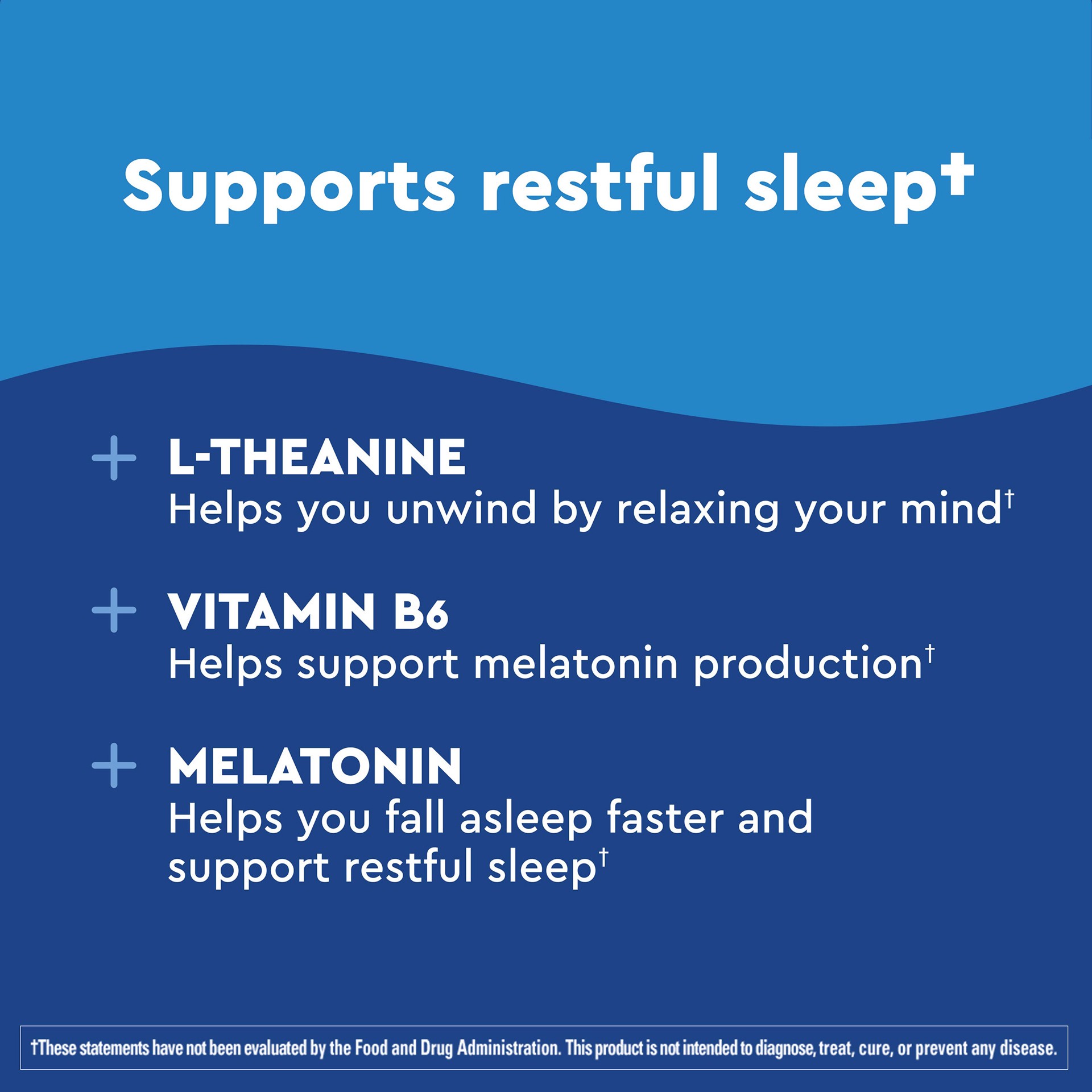slide 7 of 7, Nature Made Wellblends Fall Asleep Faster, Sleep Aid with Melatonin 10mg, Vitamin B6, and L theanine 100 mg, 40 Gummies, 40 ct