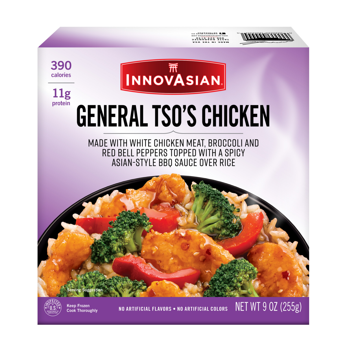 slide 1 of 29, InnovAsian Cuisine General Tso's Chicken Rice Bowl, 9 oz