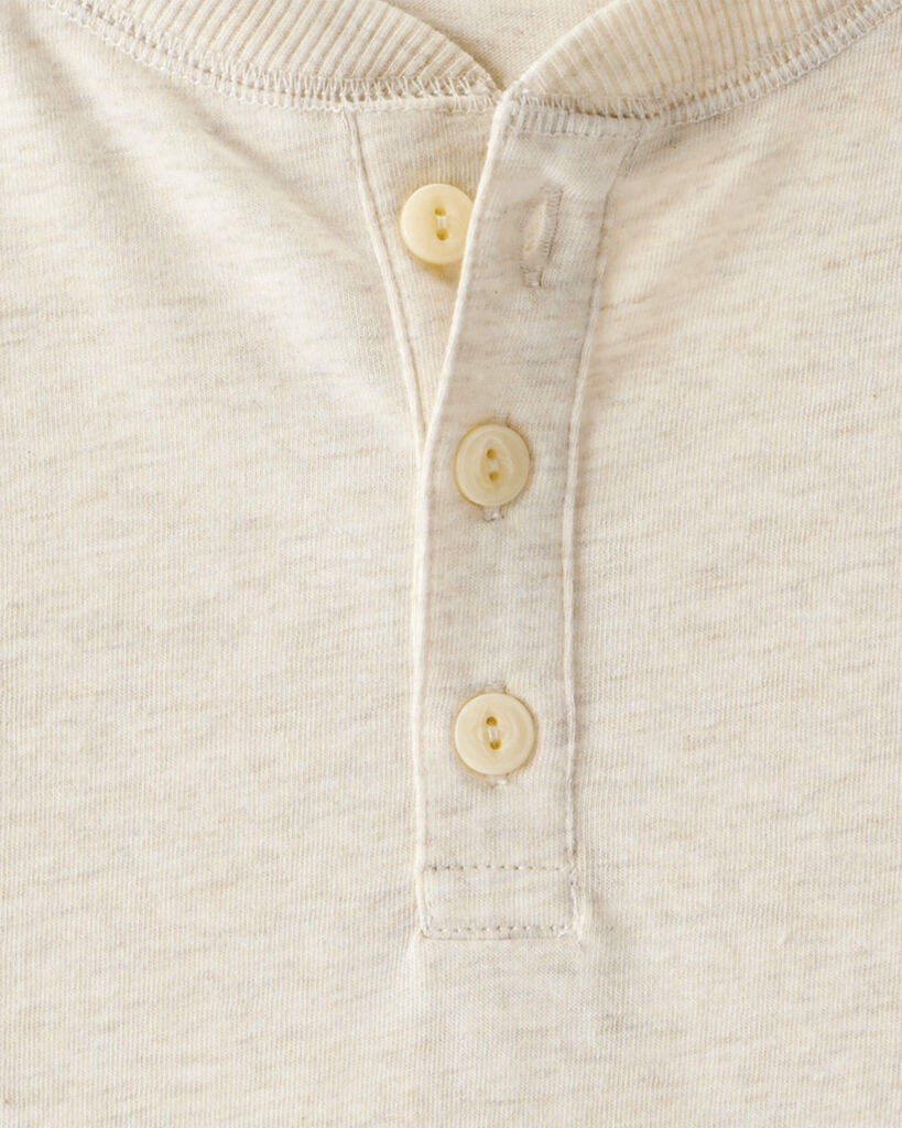 slide 2 of 2, Oshkosh Boys Long-Sleeve Henley - Cream Cream 4, 1 ct