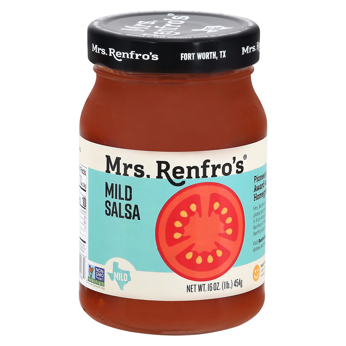 slide 1 of 1, Mrs. Renfro's Mild Salsa 16 oz, 16 oz