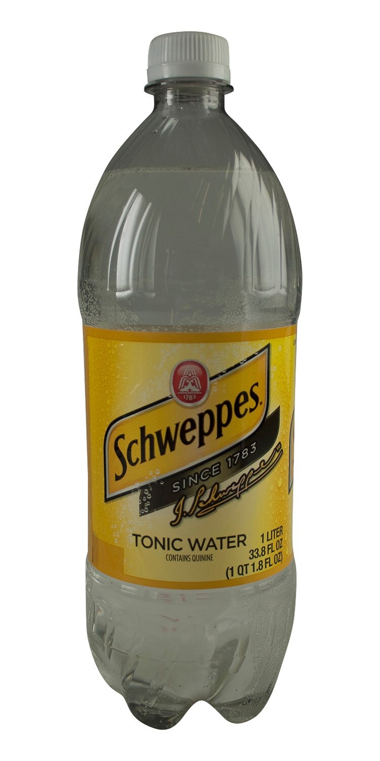 slide 1 of 1, Schweppes Tonic Water - 1 liter, 1 liter