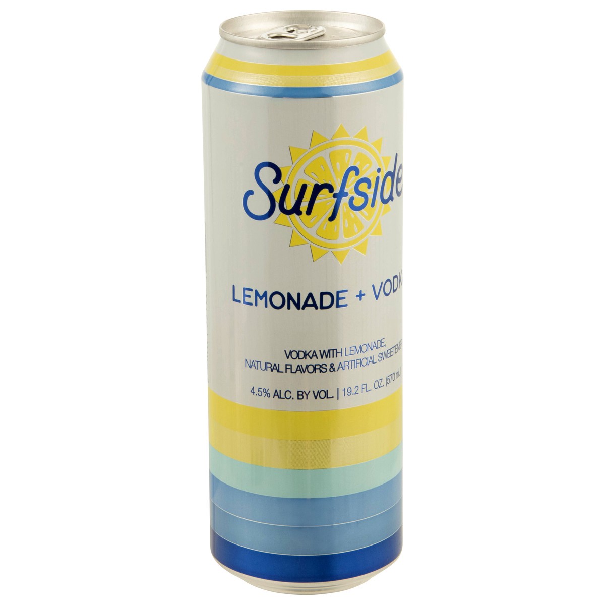 slide 2 of 4, Surfside Lemonade + Vodka 19.2 fl oz, 19.2 fl oz