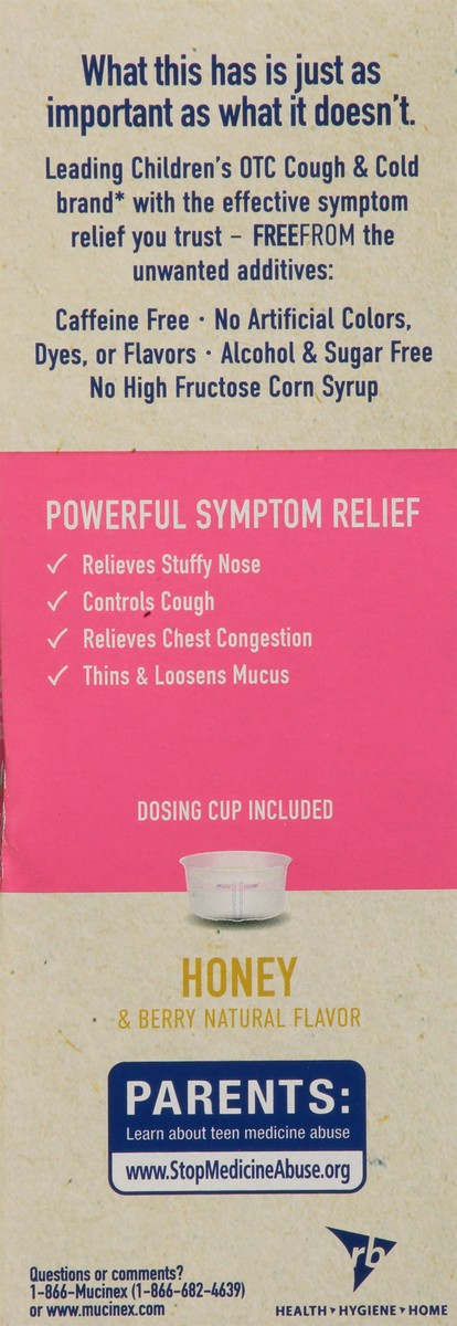 slide 9 of 9, Mucinex Daytime Multi-Symptom Honey Cold & Stuffy Nose 4 fl oz, 4 oz