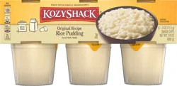 Kozy Shack Rice Pudding Snack Cups, Gluten Free Dessert, 4 oz, 6 ct