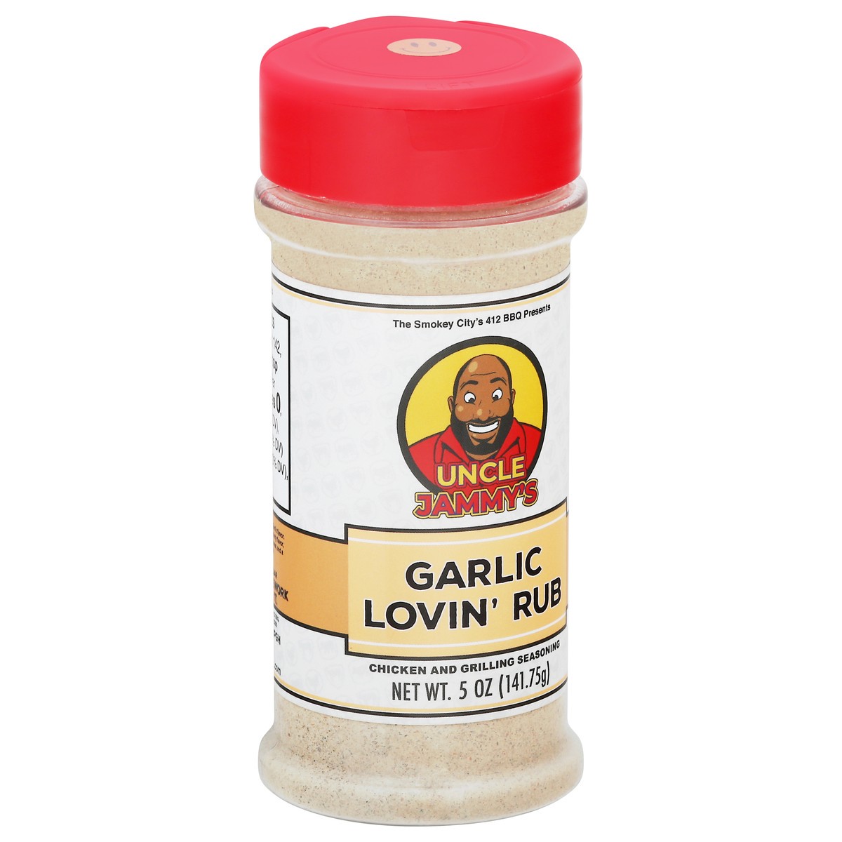 slide 10 of 14, Uncle Jammy's Garlic Lovin' Rub Chicken and Grilling Seasoning 5 oz, 5 oz