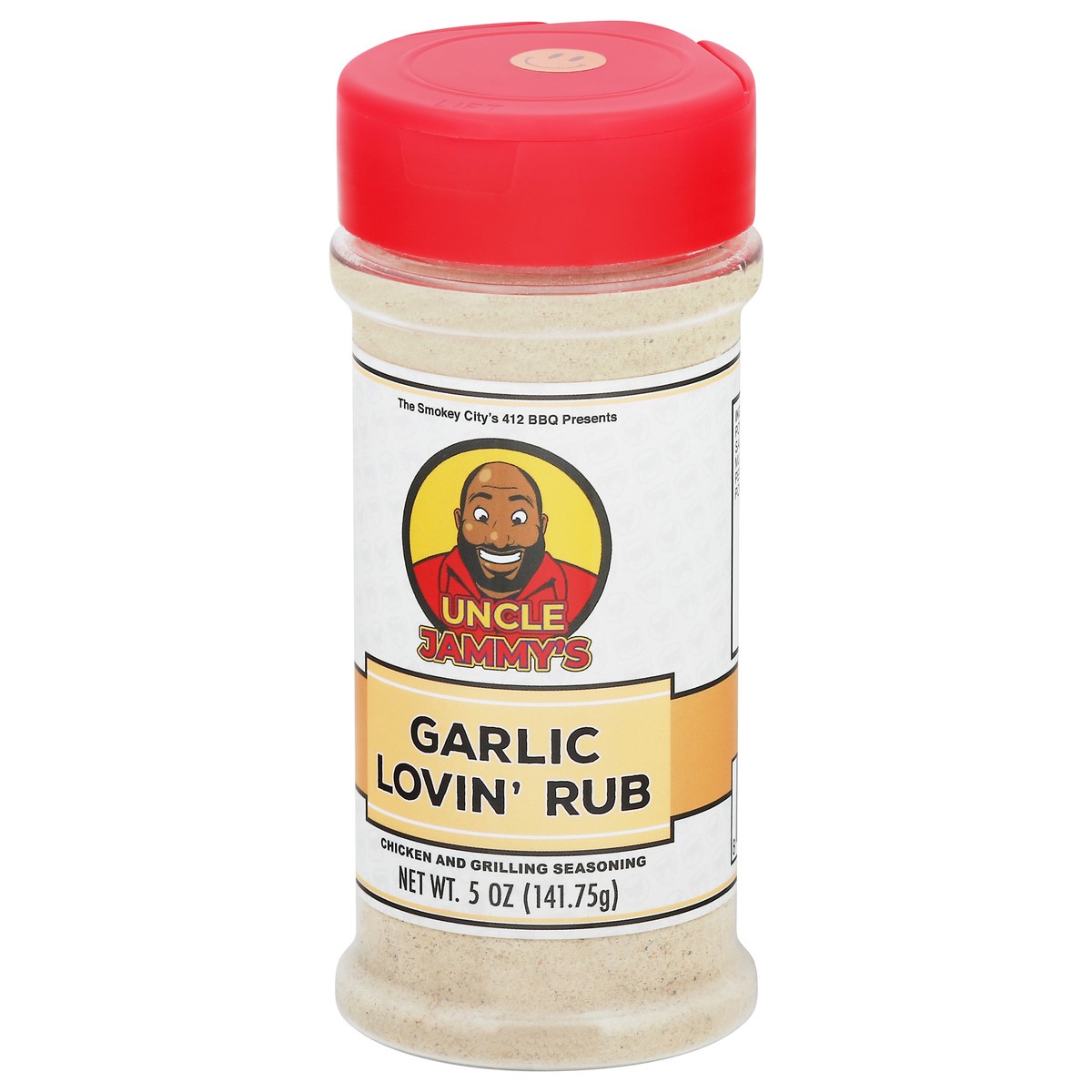 slide 2 of 14, Uncle Jammy's Garlic Lovin' Rub Chicken and Grilling Seasoning 5 oz, 5 oz