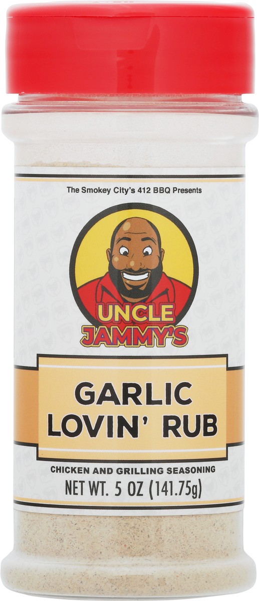 slide 7 of 14, Uncle Jammy's Garlic Lovin' Rub Chicken and Grilling Seasoning 5 oz, 5 oz