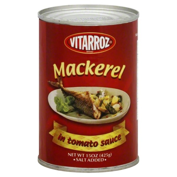 slide 1 of 1, Vitarroz Jack Mackerel, 15 oz