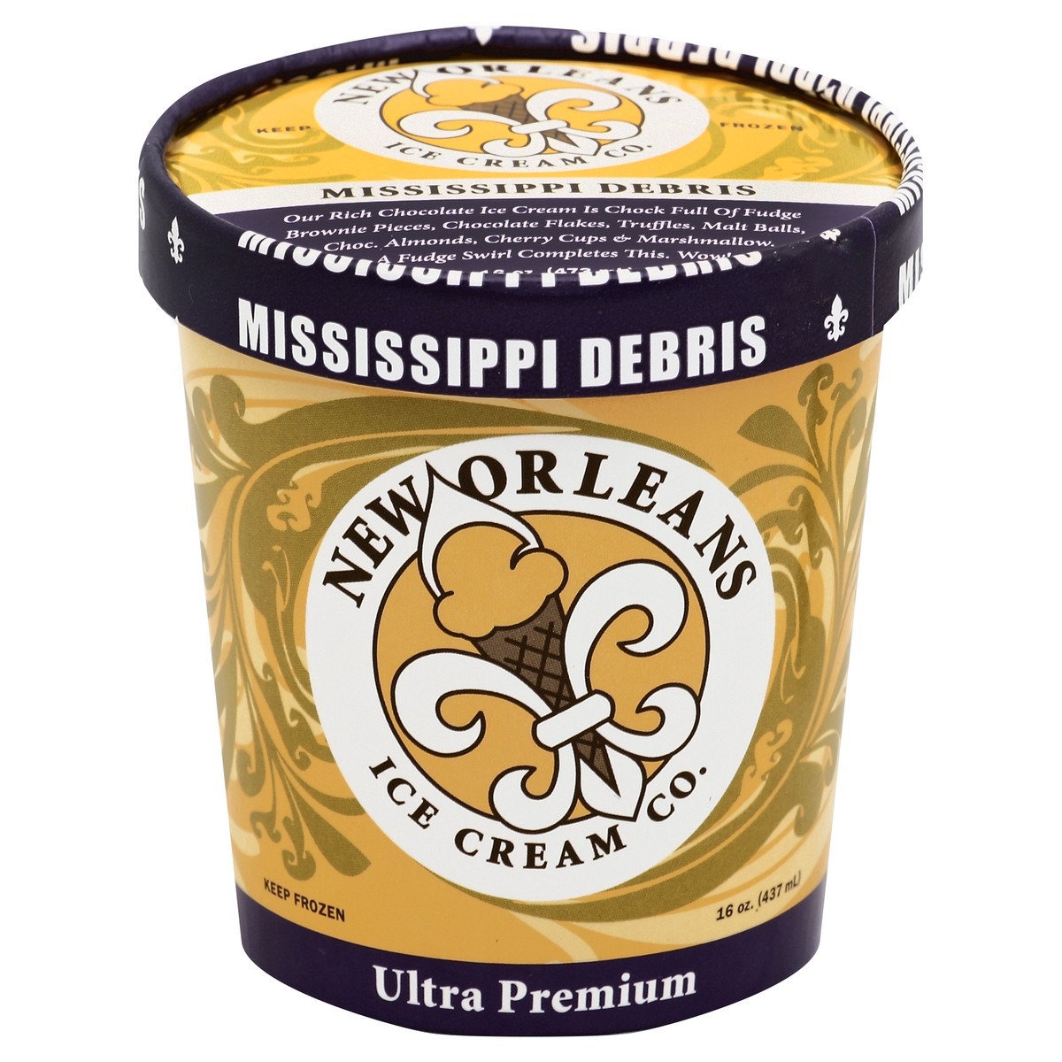 slide 3 of 4, New Orleans Ice Cream Co. Ice Cream 16 oz, 16 oz