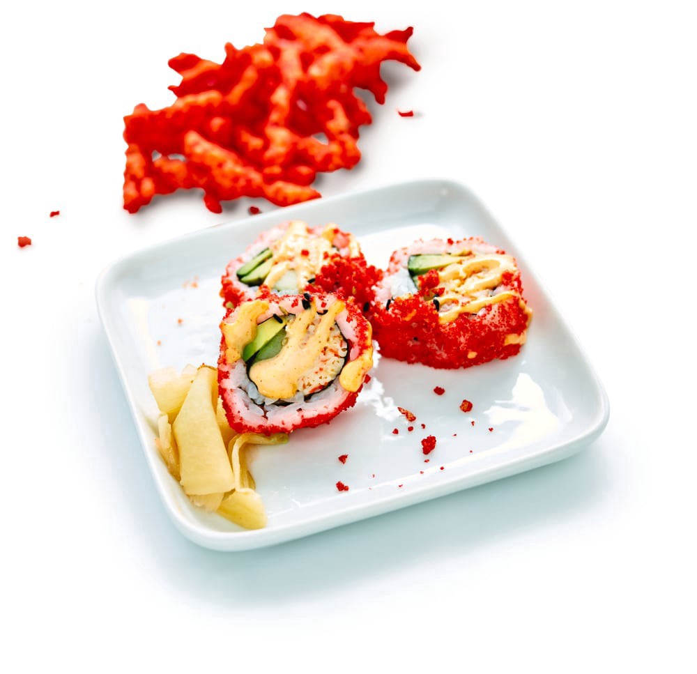 slide 2 of 3, Advanced Fresh Concepts Cheetos Flamin' Hot California Roll, 1 ct