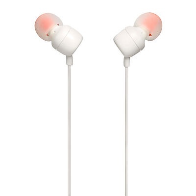 slide 1 of 5, JBL Tune Wired Earbuds White, 1 ct