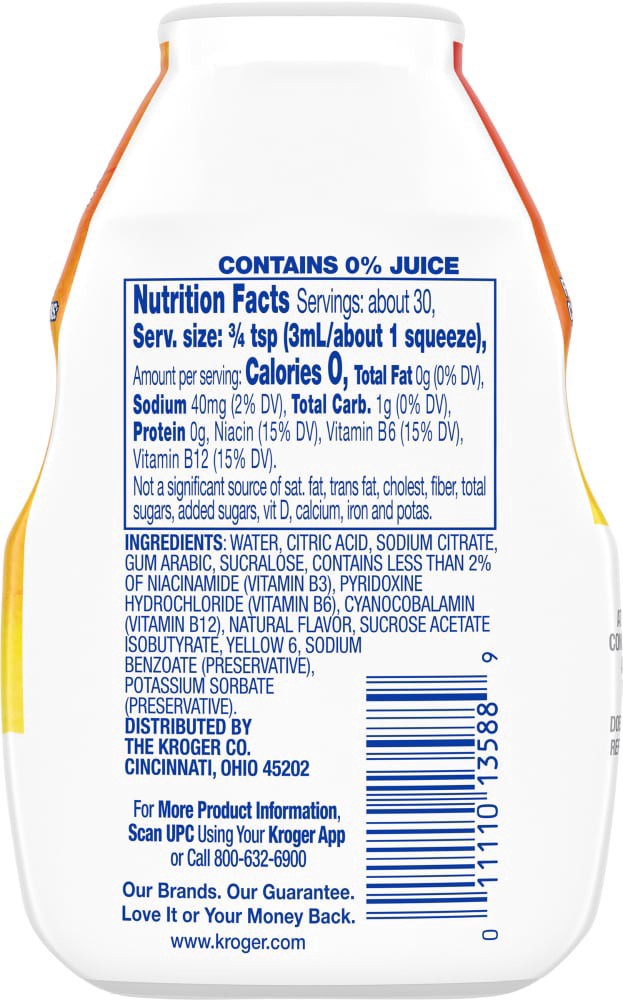 slide 2 of 4, Kroger Orange Tangerine Liquid Water Enhancer, 3.11 fl oz