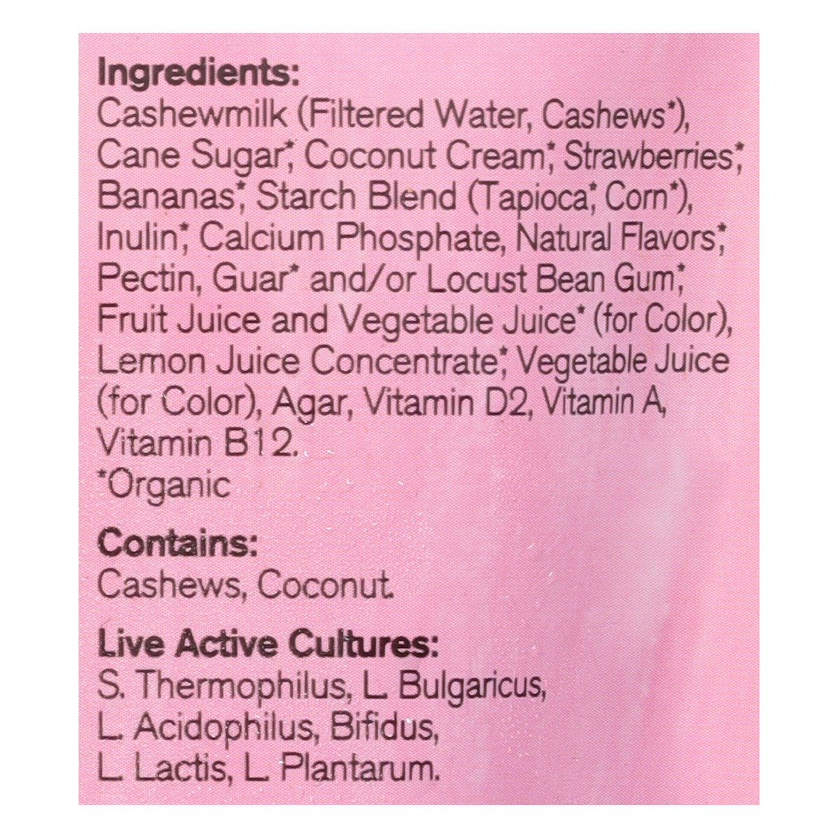 slide 2 of 13, Forager Project Organic Strawberry Banana Cashewmilk Yogurt 3.2 oz, 3.2 oz