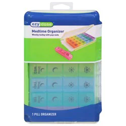 EZY Dose Weekly 4x/Day With Pop-Outs Pill Organizer 1 ea