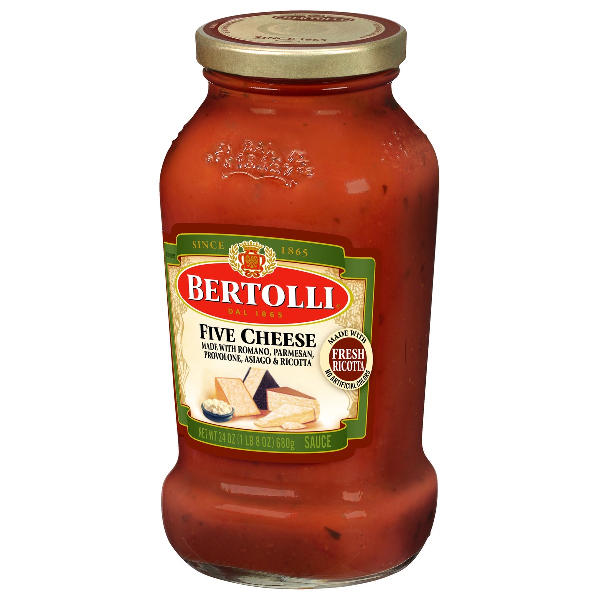 slide 12 of 13, Bertolli Five Cheese Sauce 24 oz, 24 oz