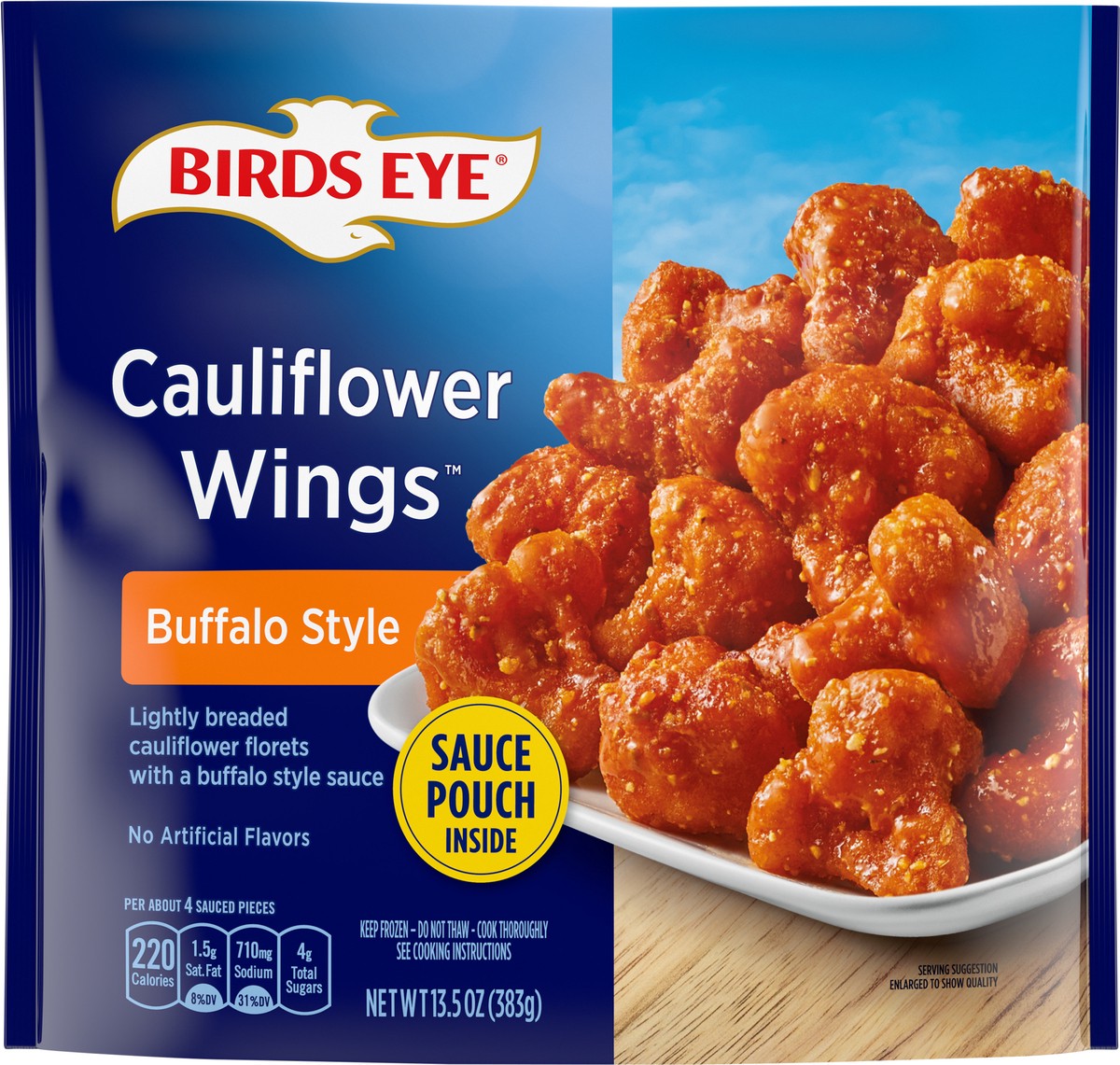 slide 6 of 9, Birds Eye Buffalo Style Cauliflower Wings 13.5 oz, 13.5 oz