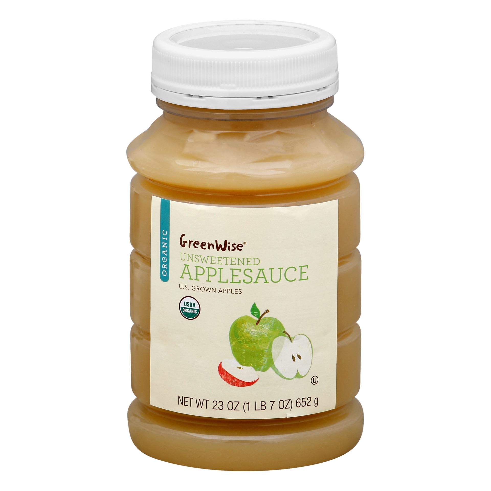 slide 1 of 1, Publix Unsweetened Applesauce, 23 oz