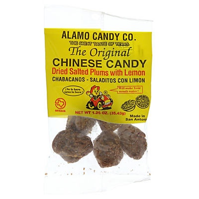 slide 1 of 1, Alamo Candy Co. Lemon Chinese Candy, 1.25 oz