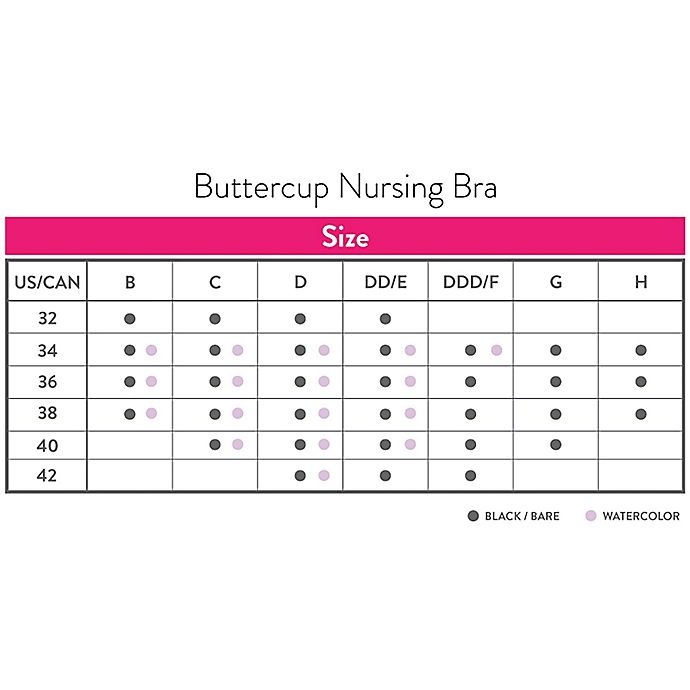 slide 5 of 5, Bravado Designs Buttercup Size 34D Nursing Bra - Black, 1 ct