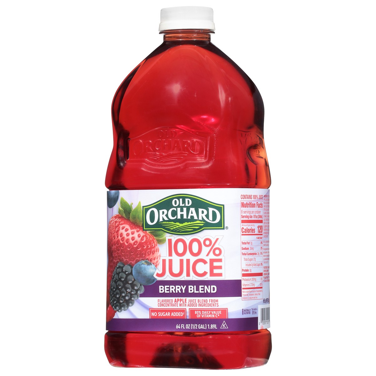 slide 3 of 12, Old Orchard Berry Blend 100% Juice 64 fl oz, 64 fl oz