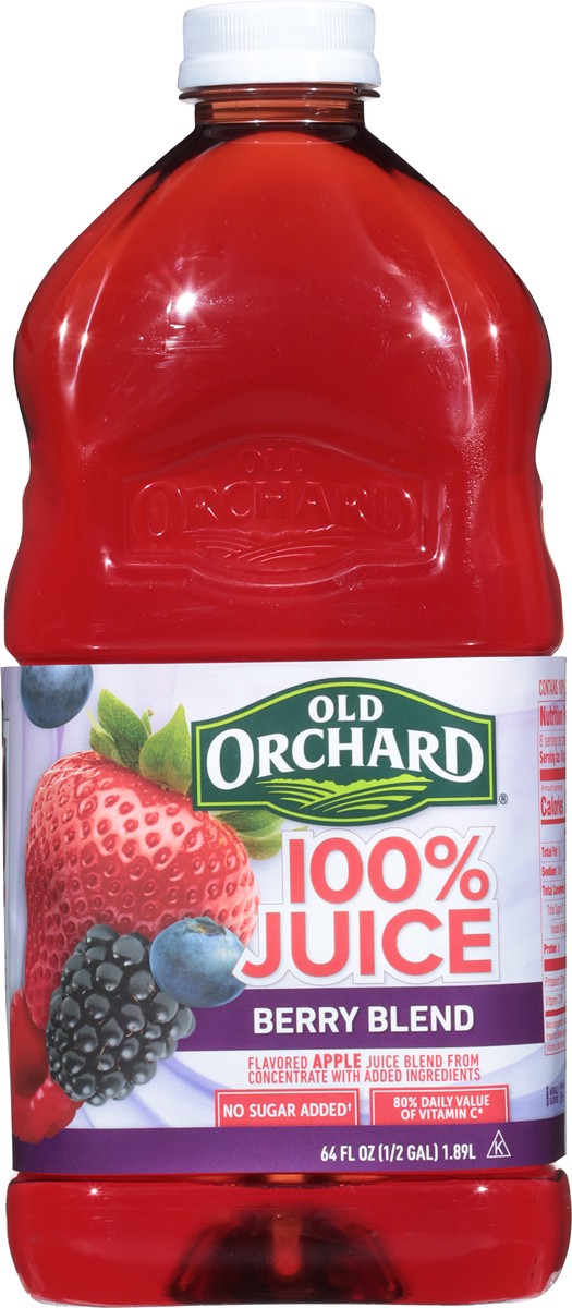 slide 4 of 12, Old Orchard Berry Blend 100% Juice 64 fl oz, 64 fl oz