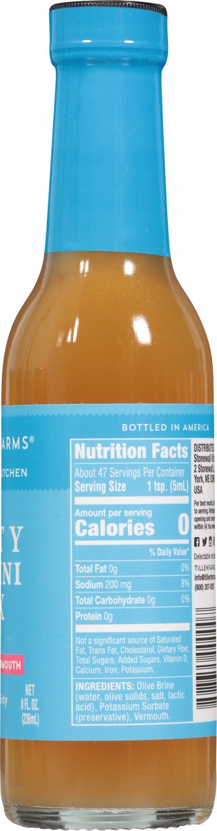 slide 7 of 13, Tillen Farms Dirty Martini Mix 8 fl oz, 8 oz