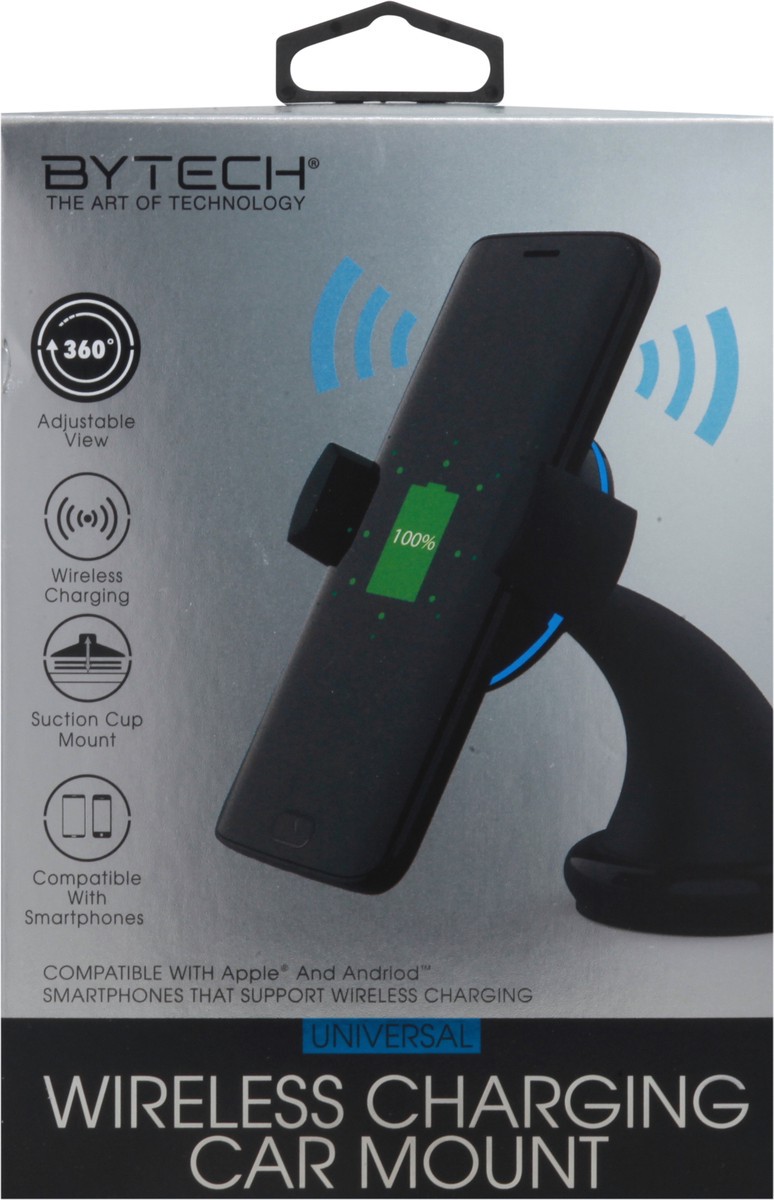 slide 9 of 12, Bytech Universal Wireless Charging Car Mount 1 ea, 1 ea