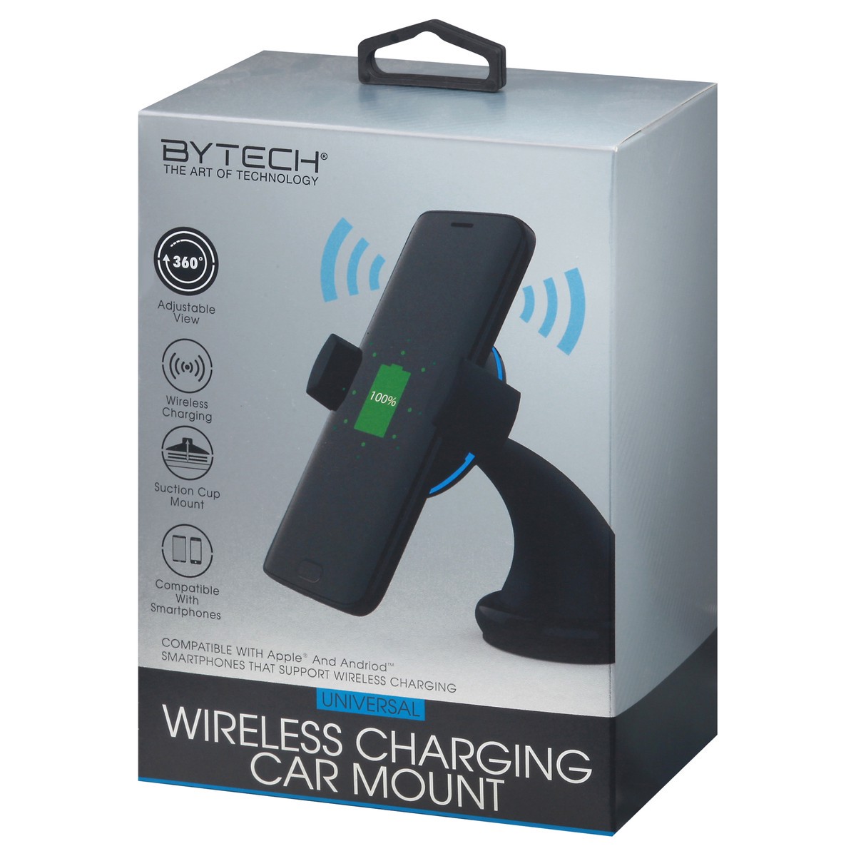 slide 11 of 12, Bytech Universal Wireless Charging Car Mount 1 ea, 1 ea