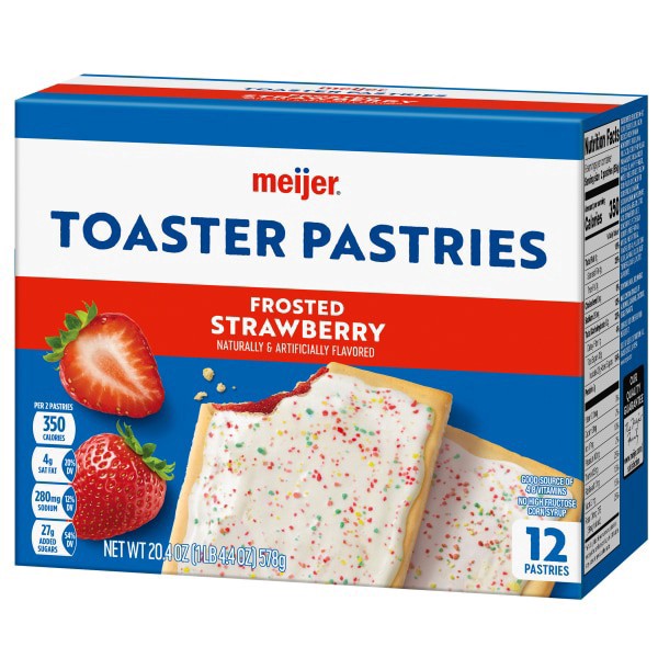 slide 8 of 29, Meijer Strawberry Frosted Toaster Treats, 12 ct