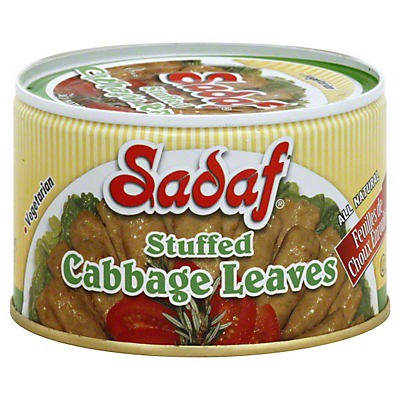 slide 1 of 1, Sadaf Stuffed Cabbage Leaves, 14 oz