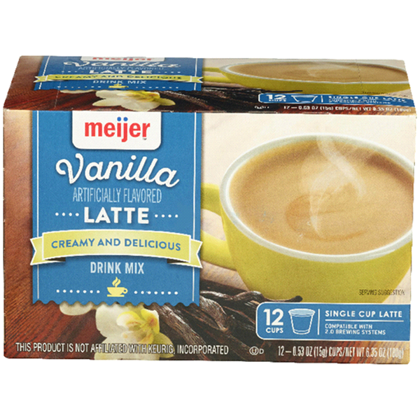Meijer Vanilla Latte KCup Coffee 12 ct Shipt