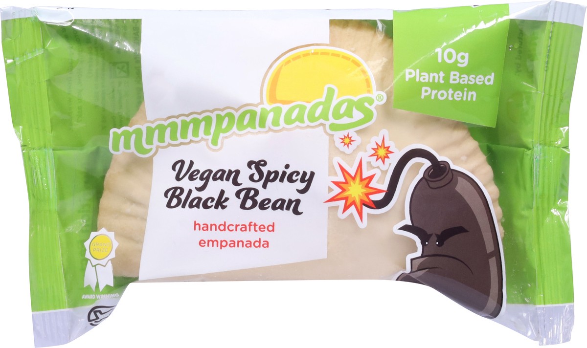 slide 6 of 9, mmmpanadas Plant Based Protein Vegan Spicy Black Bean Empanada 5.11 oz, 5.11 oz