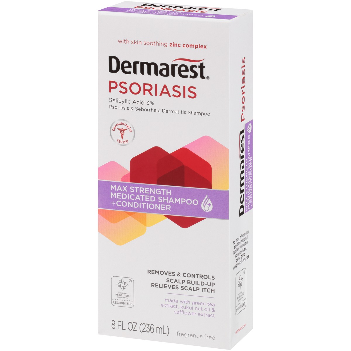 slide 9 of 10, Dermarest Psoriasis Medicated Shampoo Plus Conditioner, 8 FL OZ, 8 fl oz