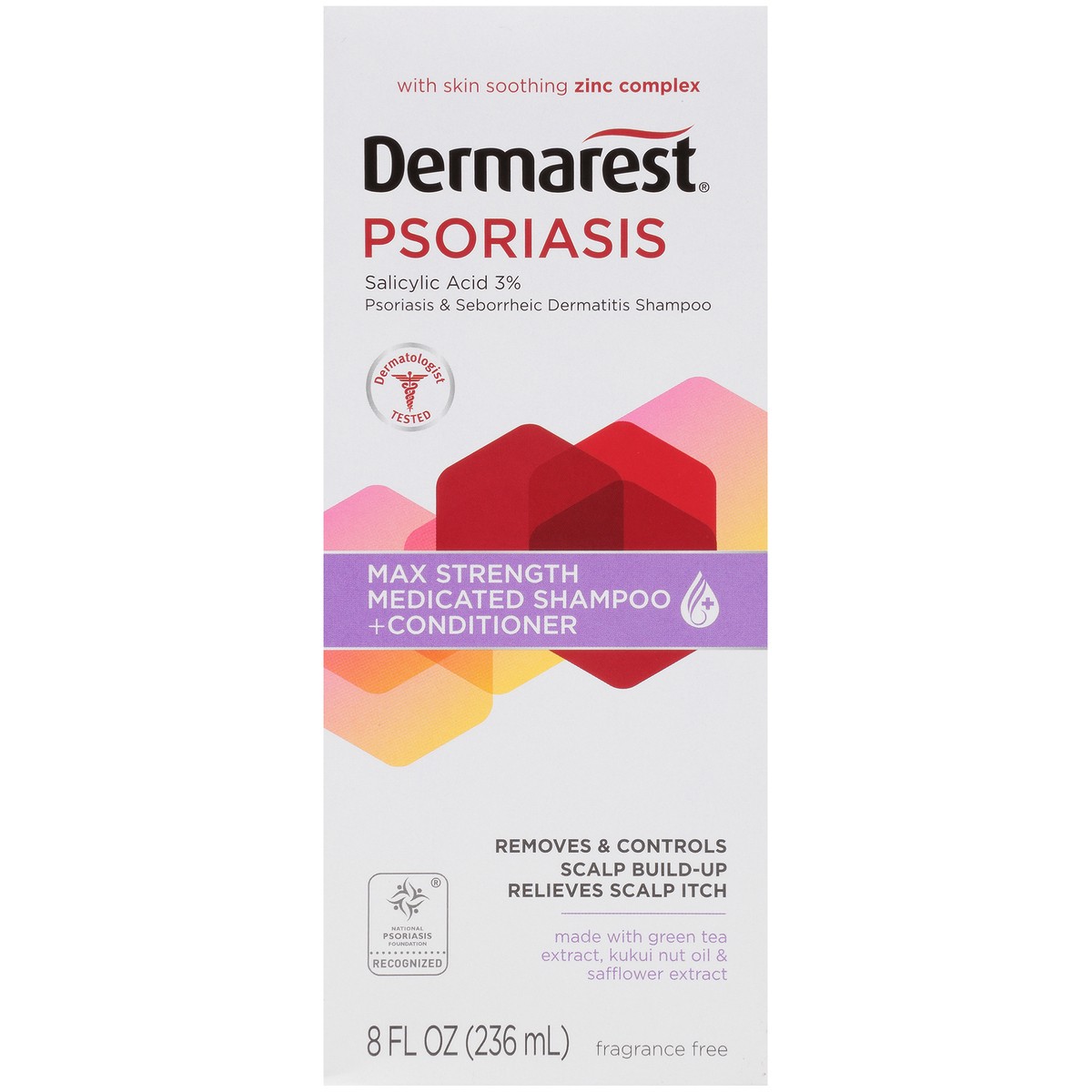 slide 7 of 10, Dermarest Psoriasis Medicated Shampoo Plus Conditioner, 8 FL OZ, 8 fl oz