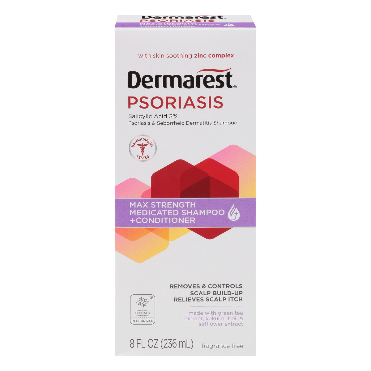 slide 8 of 10, Dermarest Psoriasis Medicated Shampoo Plus Conditioner, 8 FL OZ, 8 fl oz