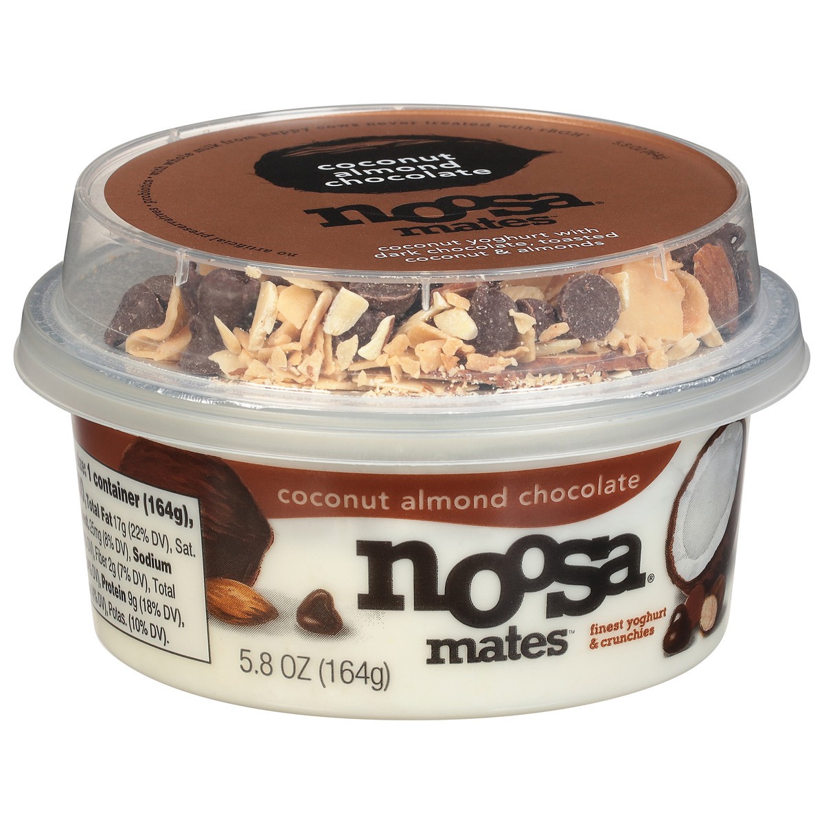slide 7 of 9, Noosa Mix-ins Coconut Almond Chocolate, 8/5.8 OZ, 5.8 oz