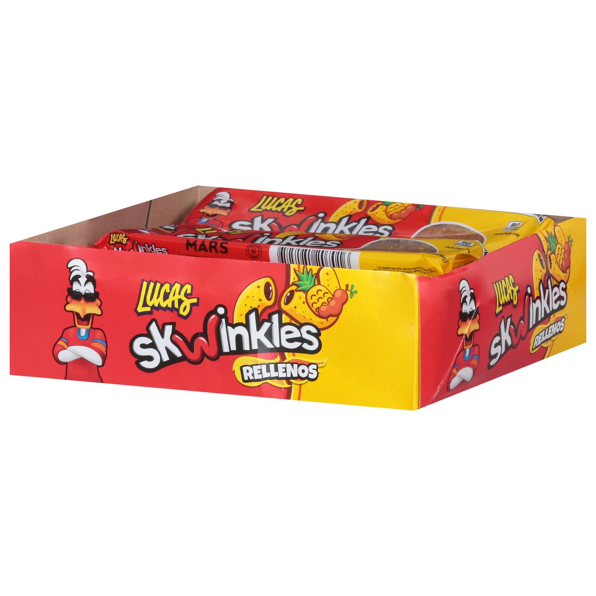 slide 13 of 15, Skwinkles Hot Pineapple Candy Strips 12 - 0.92 oz Packs, 12 ct