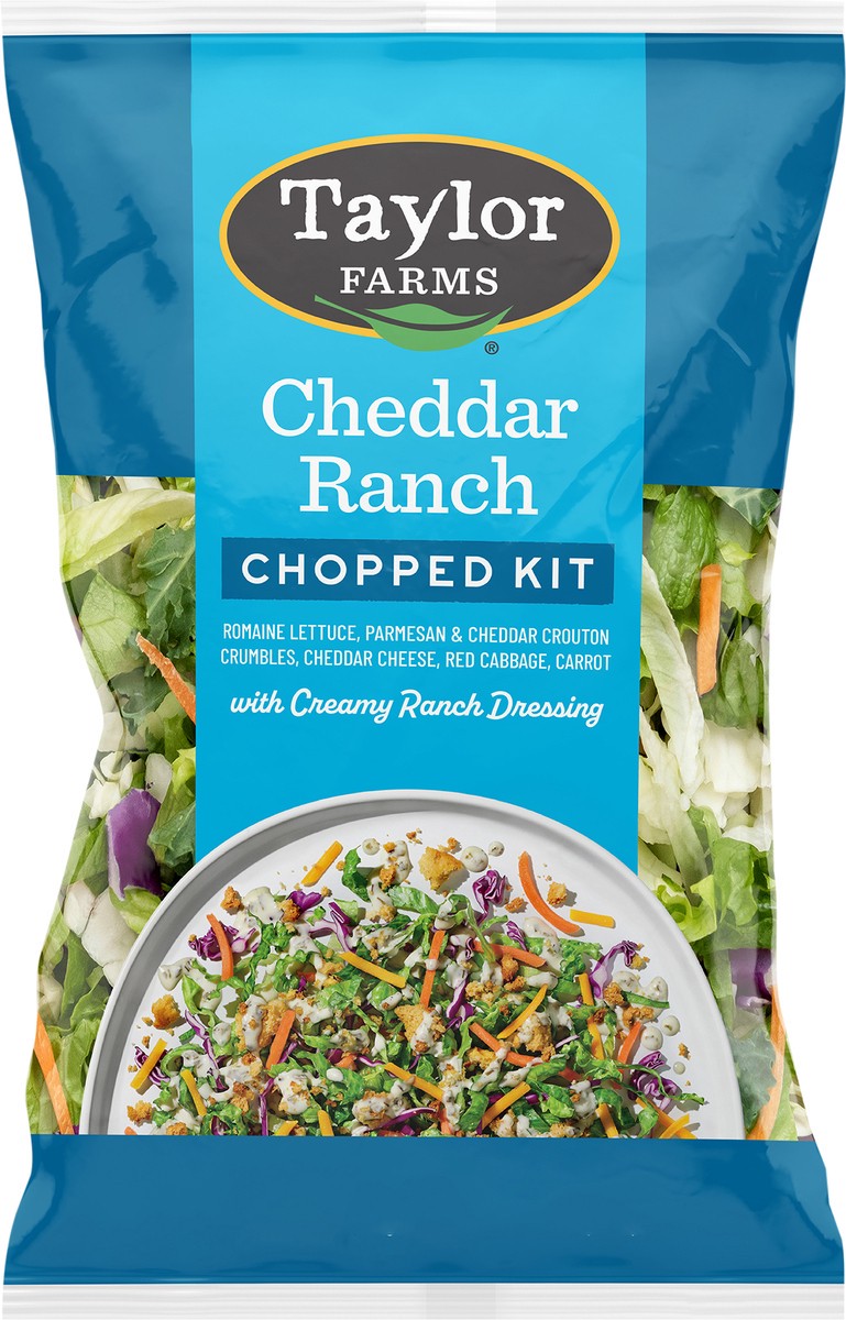 slide 5 of 7, Taylor Farms Cheddar Ranch Chopped Salad Kit, 1 ct