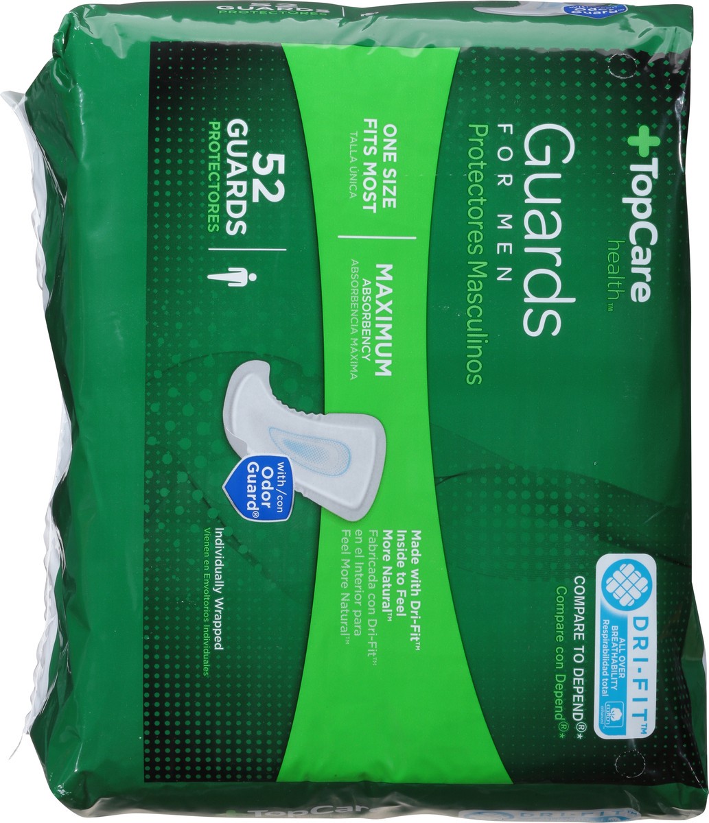 slide 3 of 9, TopCare Health Mens For Men One Size Maximum Guards 52 ea, 52 ct