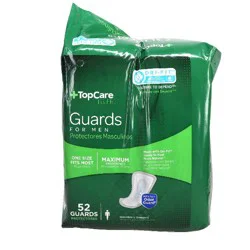 TopCare Everyday Maximum Absorbency One Size Guards for Men - 52 ea