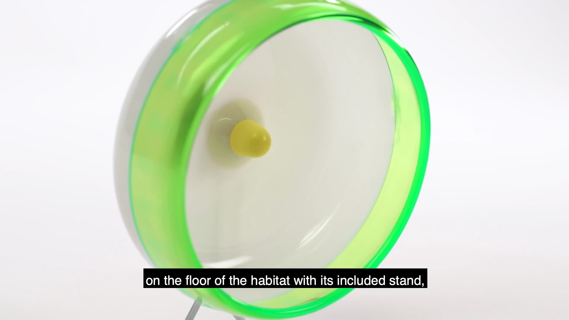 slide 7 of 10, Kaytee Hard Goods Kaytee Small Animal Silent Spinner Wheel Mini 4.5 Inch (assorted colors), 1 ct