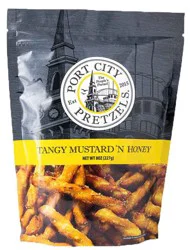 Port City Pretzels Tangy Mustard 'N Honey Pretzels 8 oz