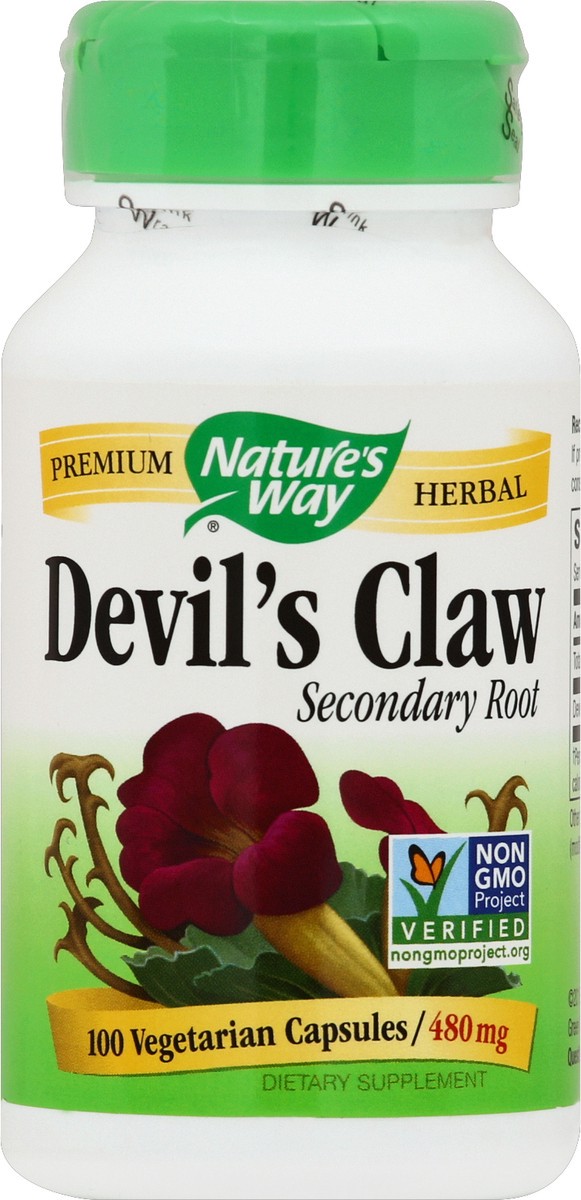 slide 2 of 2, Nature's Way Devil's Claw Secondary Root 480 mg 100 Vcaps, 100 ct