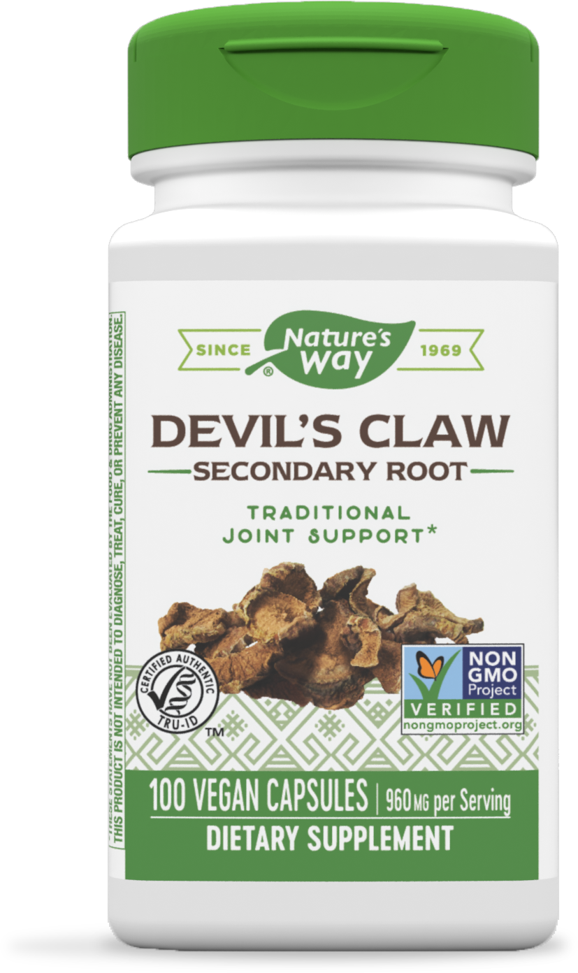 slide 1 of 2, Nature's Way Devil's Claw Secondary Root 480 mg 100 Vcaps, 100 ct