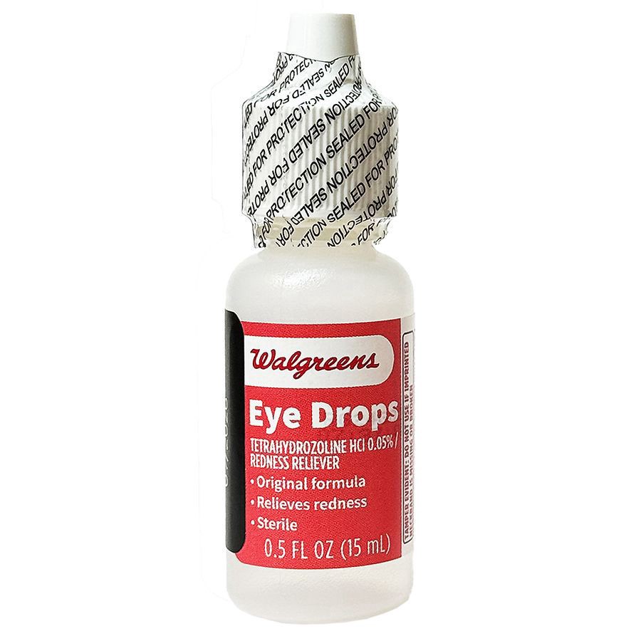 slide 2 of 3, Walgreens Original Formula Redness Reducing Eye Drops, 0.5 fl oz