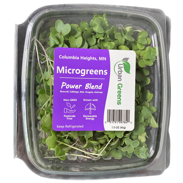 slide 1 of 1, Urban Greens Microgreens Power Blend, 