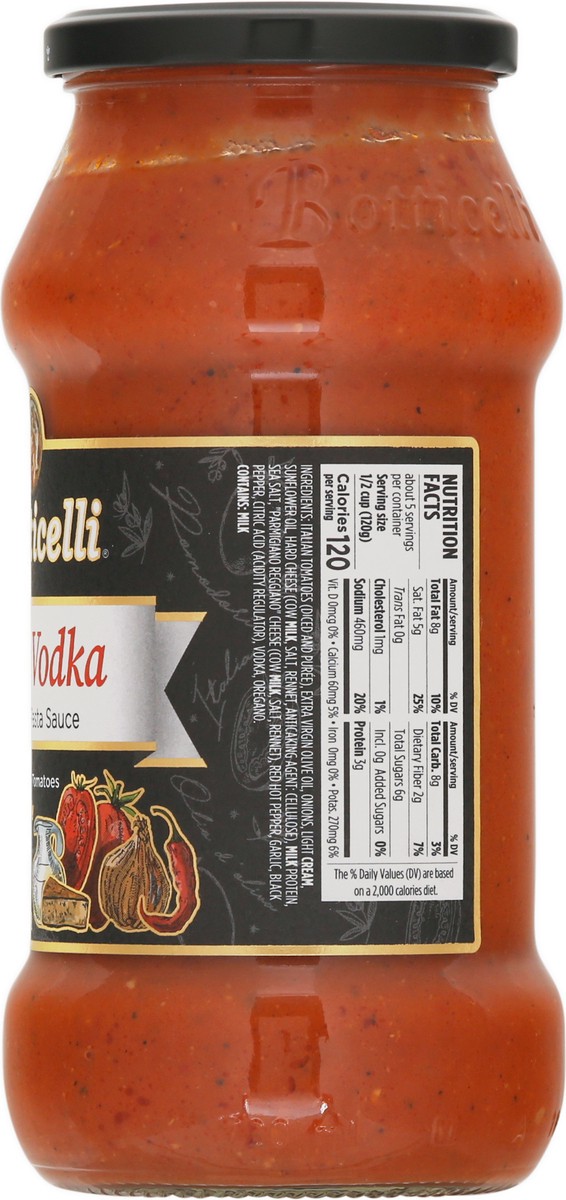 slide 12 of 13, Botticelli Spicy Vodka Sauce, 24 oz